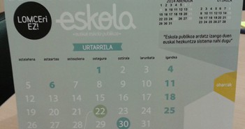 2015eko egutegia prest dugu!